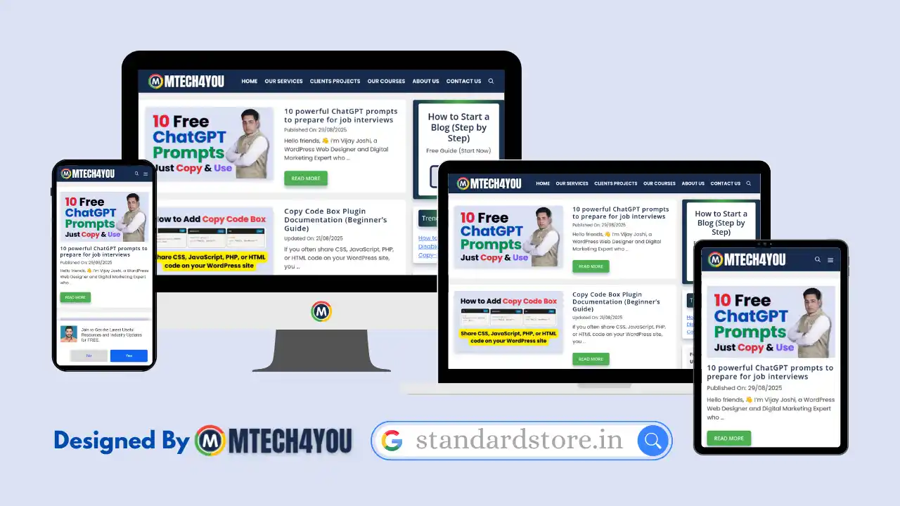 MTECH4YOU Blog – Learn, Grow & Succeed Online