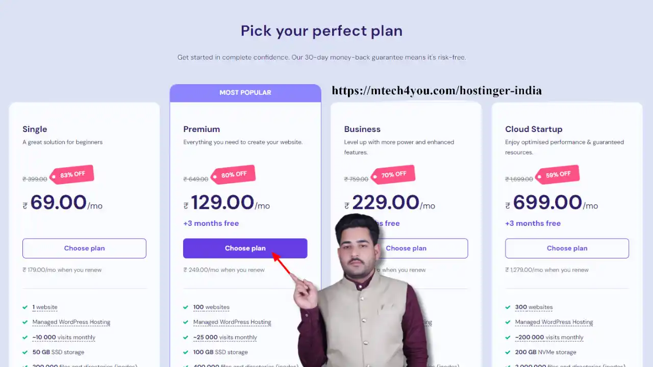Pick your perfect plan to start a blog with hostinger Pick your perfect plan to start a blog with hostinger