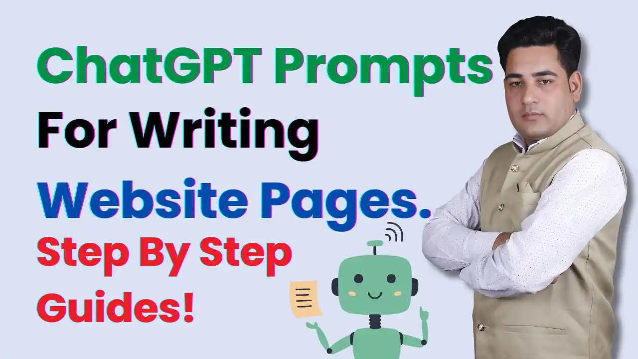 ChatGPT Prompts For Writing Website Pages Contents