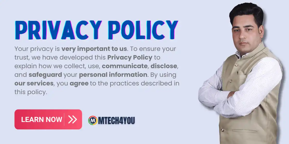 privacy policy for mtech4you