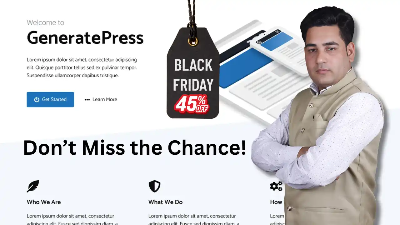 GeneratePress Black Friday Deals Live