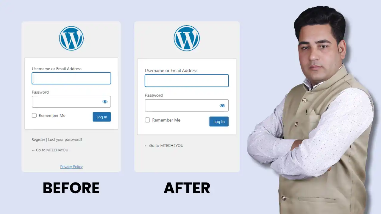 Ho to Hide WordPress Login Page Links Without Plugins - Complete Guide ...