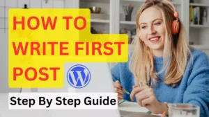 write your first blog post