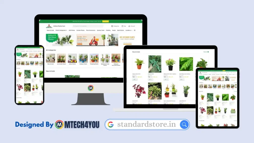 Standard eCommerce Store Design – Built with MyDukaan CMS