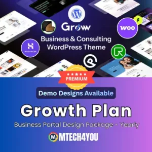 Growth Plan Business Portal Design Package