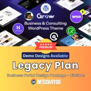 Legacy Plan Business Portal Design Package