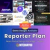 Reporter Plan News Portal Design Package